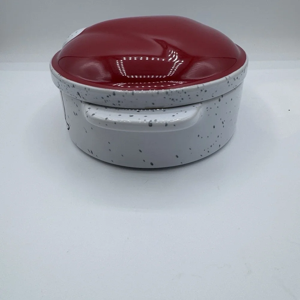 Decorative Ceramic Santa Claus Mini Casserole Dish or Brie Baker. (G4)